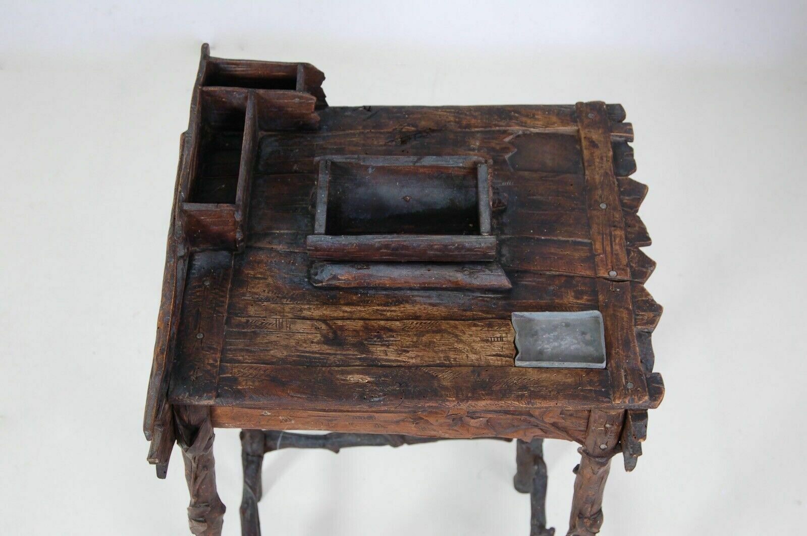 Hand Carved Wooden Garden Lounge Set, Unique Piece Of Craftsmanship From The 20s And 30s photo Furniture