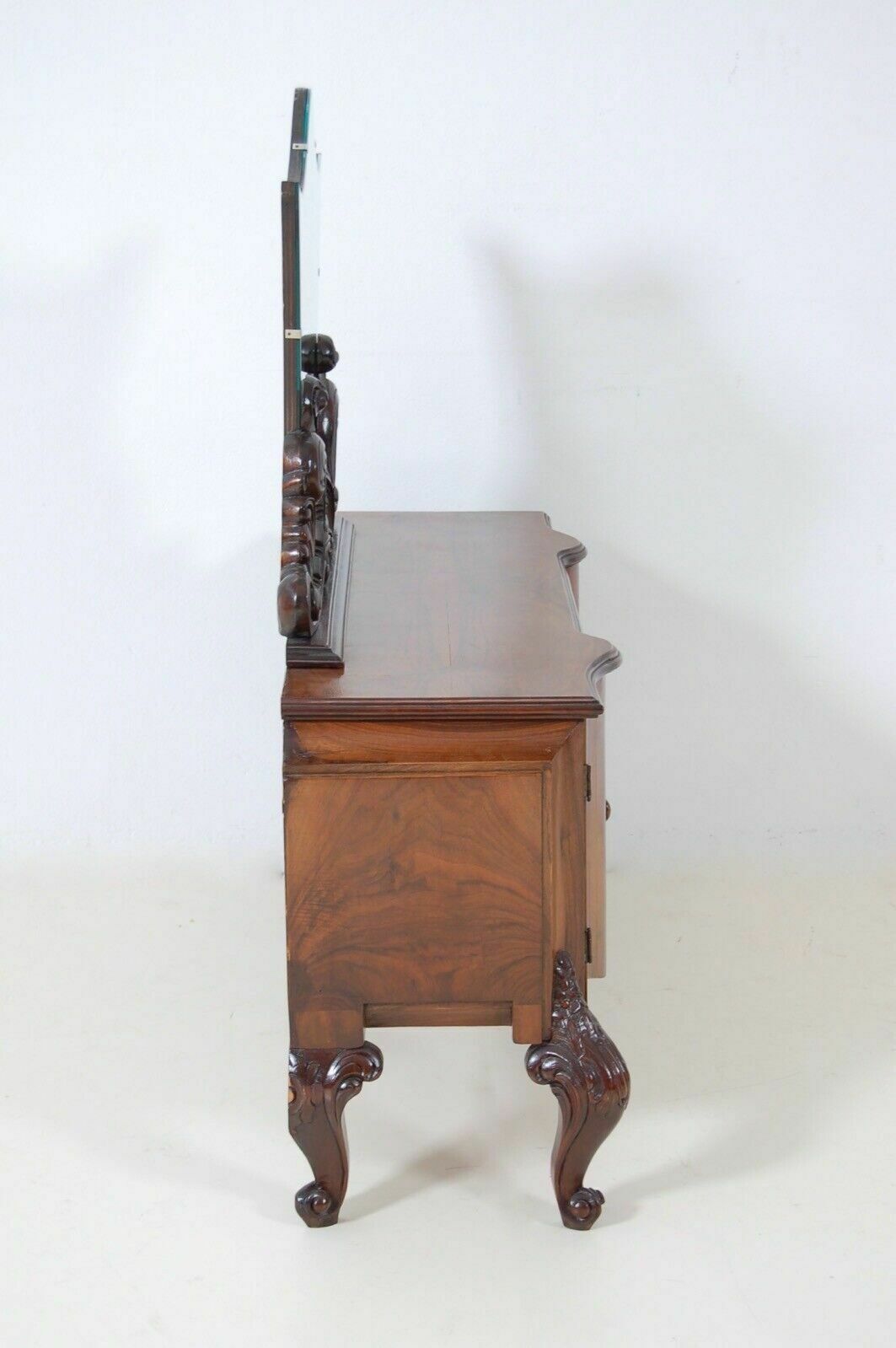 210.0 Chippendale Petineuse In Briar With Large Mirror, Two Doors, Two Drawers photo
