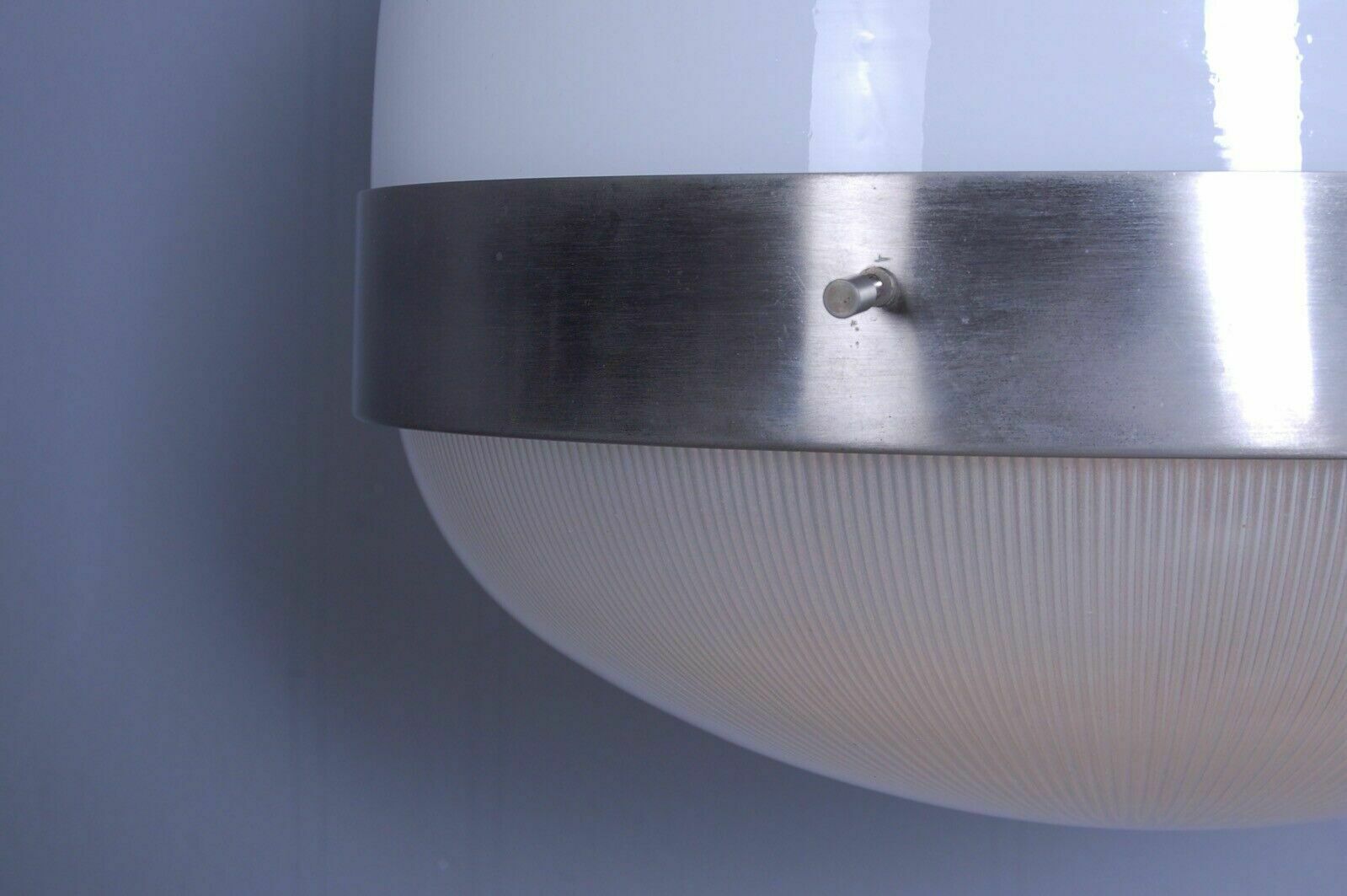 Big Delta Chandelier Design Sergio Mazza For Artemide Suspension Lamp From The 60s photo vinterior