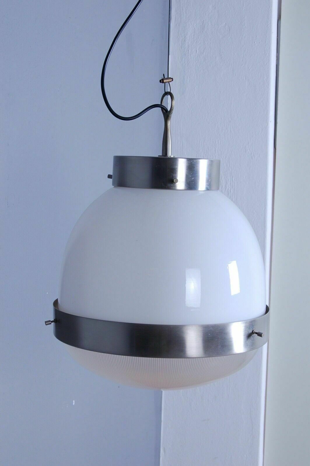 photo furniture Big Delta Chandelier Design Sergio Mazza For Artemide Suspension Lamp From The 60s