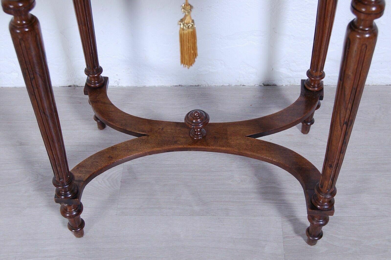 Antique French Briar Inlaid Wood Napoleon III 800 Work Table photo Furniture