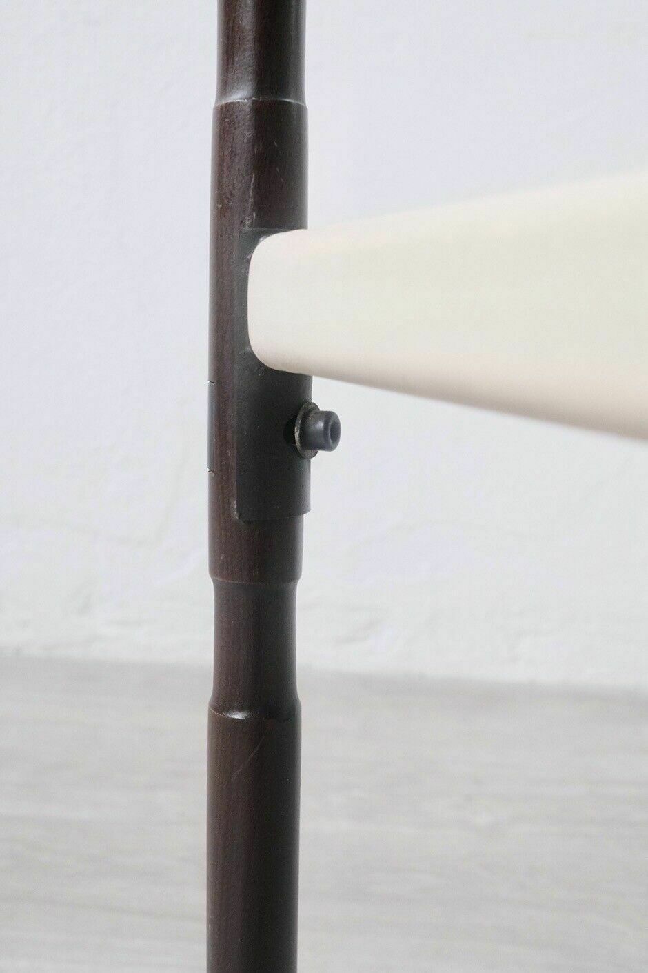 photo for sale Vintage Design Wooden Chair From The 50s And 60s With Cream Skai Seat