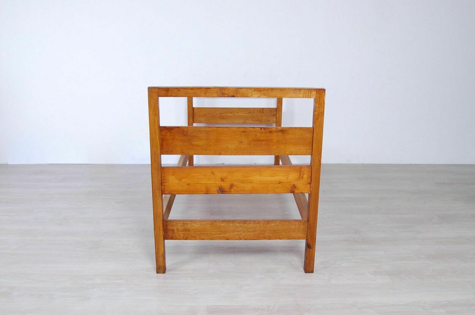 Single Bed With Solid Wood Structure, Rationalist Design From The 1930s photo buy