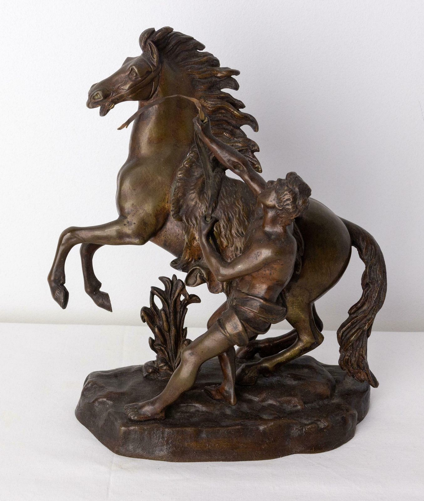 Bronze Cheval De Marly In The Style Of Guillaume Coustou, Circa 1930 photo furniture
