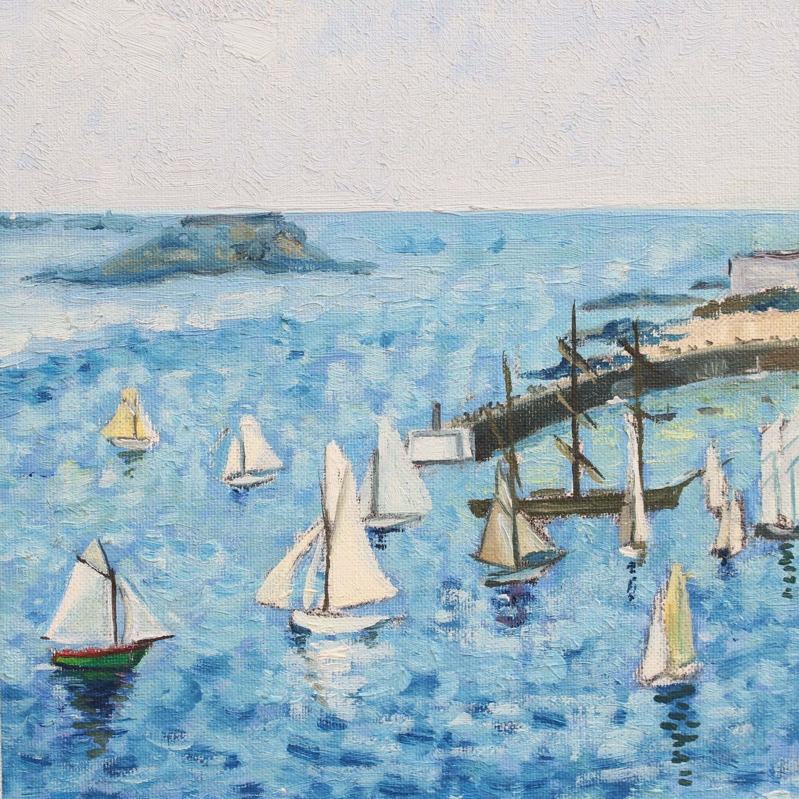photo for sale Port Of Saint Malo French Modern School