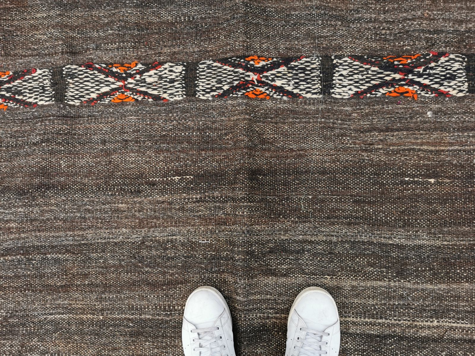 795.0 Uk Based, No Custom Fee/ Handmade Vintage Moroccan Berber Rug. Camel Wool Carpet 250x175cm photo