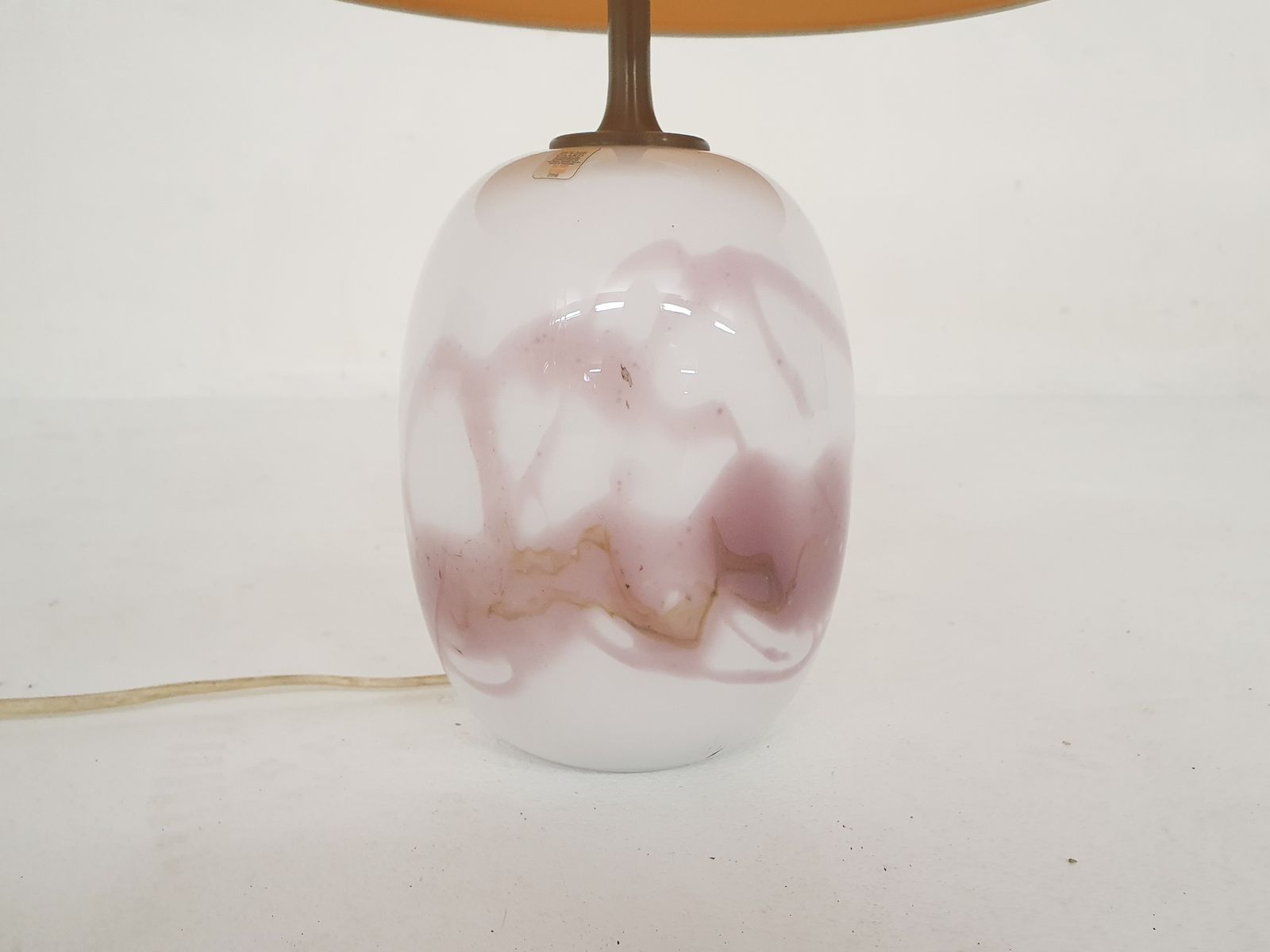 Michael Bang "Sakura" Glass Table Light For Holmegaard, Denmark 1980's photo vinterior