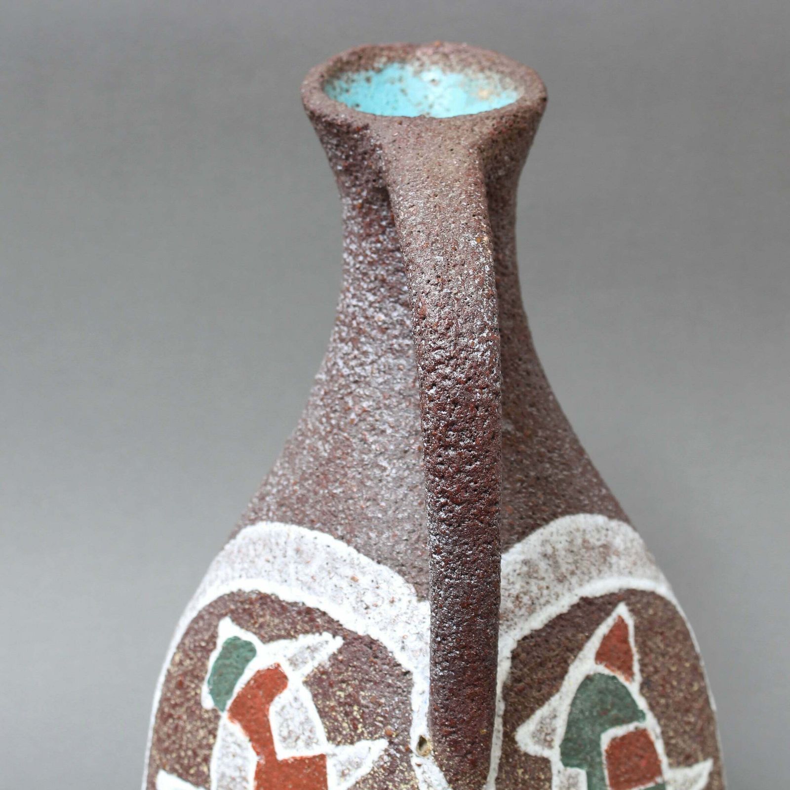 1200.0 Mid Century French Ceramic Vase  Pitcher By Accolay (Circa 1960s) photo