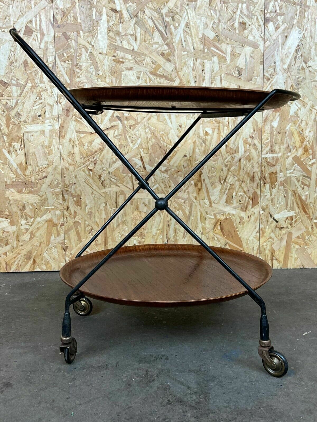 60s 70s Teak Serving Trolley Jie Gantofta String Serving Trolley Sweden 60s photo vinterior