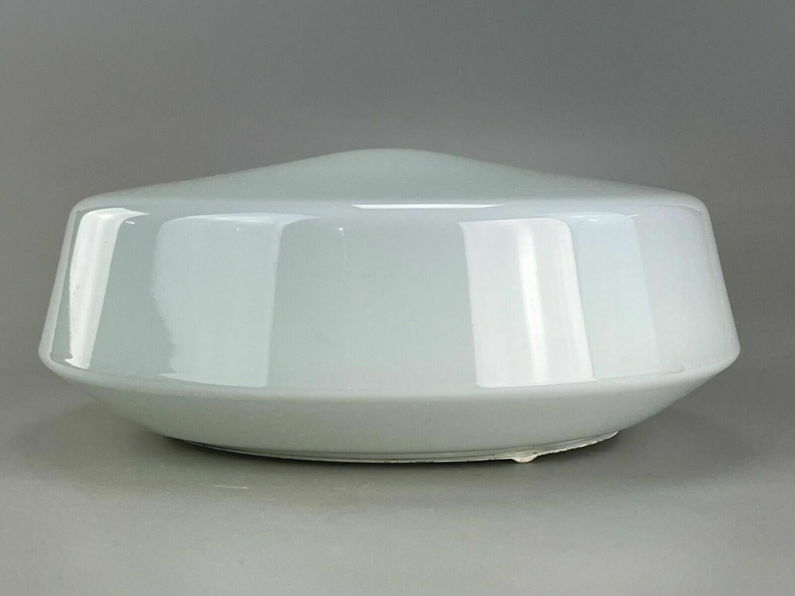 50s 60s Lamp Light Plafoniere Frosted Glass Mid Century Glass Design 50s photo for sale