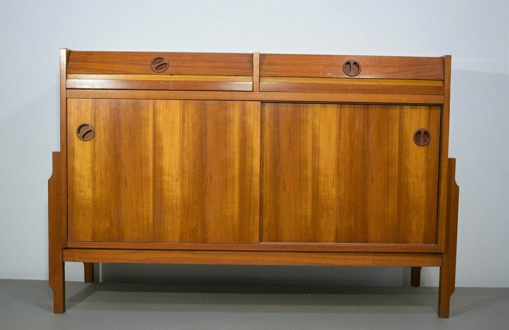 Italian Wooden Sideboard, 1960s