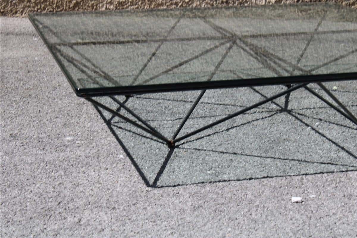 Great Paolo Piva B&B Italian Table Coffee Alanda Design Minimalist 1980 Black photo for sale