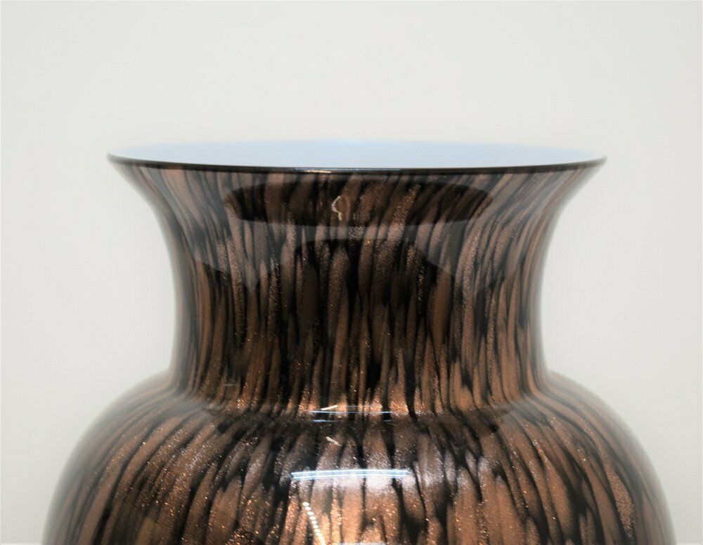 Mid Century Glass Vase From Veart , 1970s photo vintage