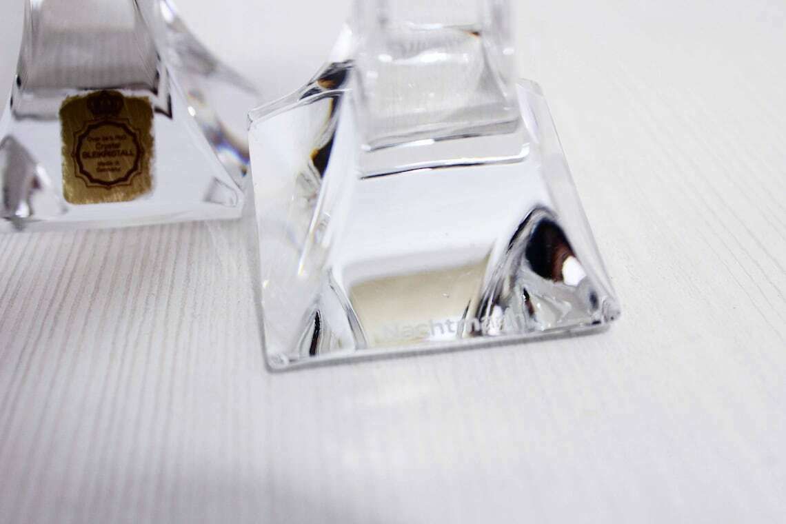 Set Of 2 Nachtmann Crystal Candlesticks photo 159.0
