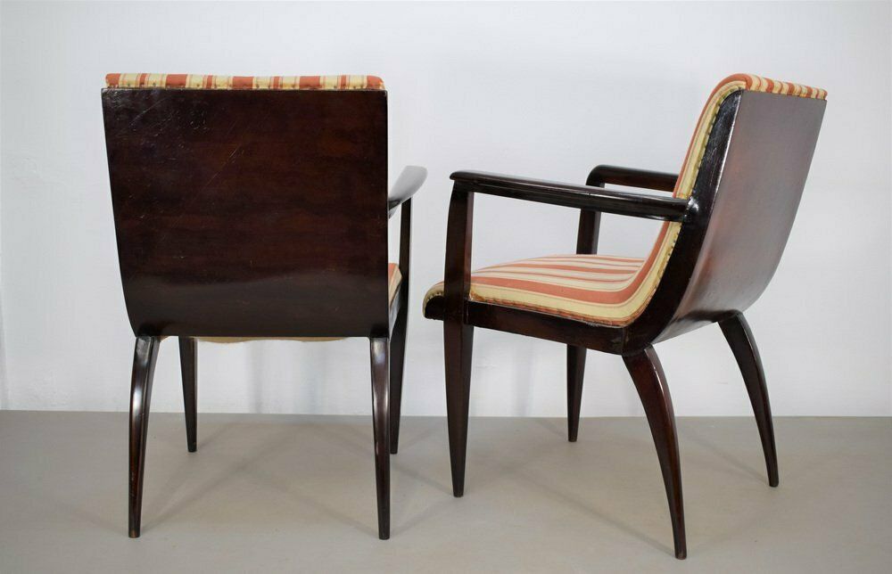 Dining Chairs Attributed To Guglielmo Ulrich, Italy, 1950s, Set Of 2 photo Furniture