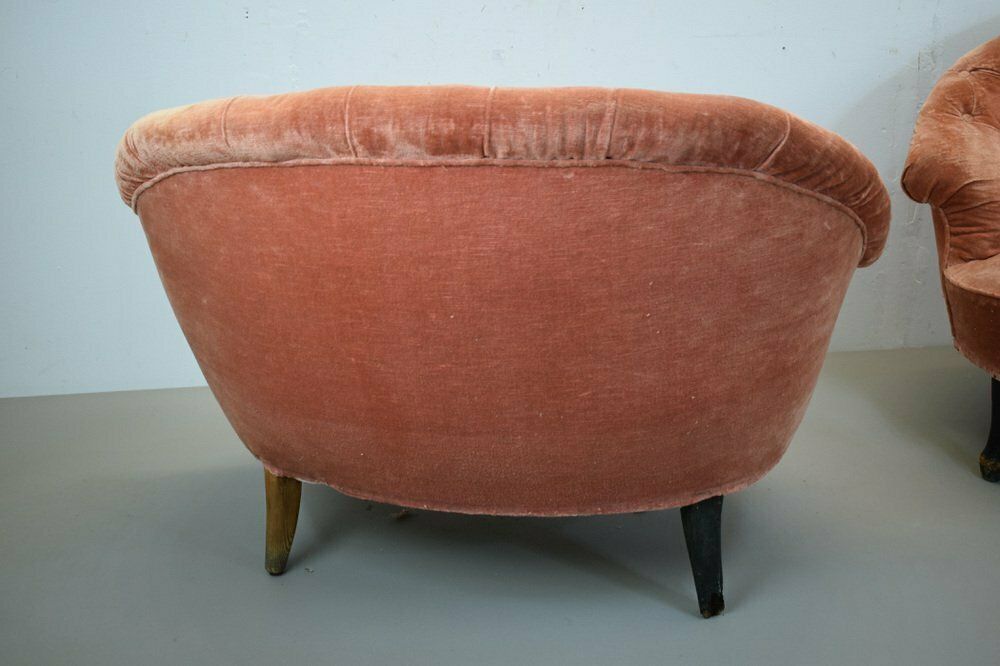 Italian Benches 1940s Set Of 2 photo vintage
