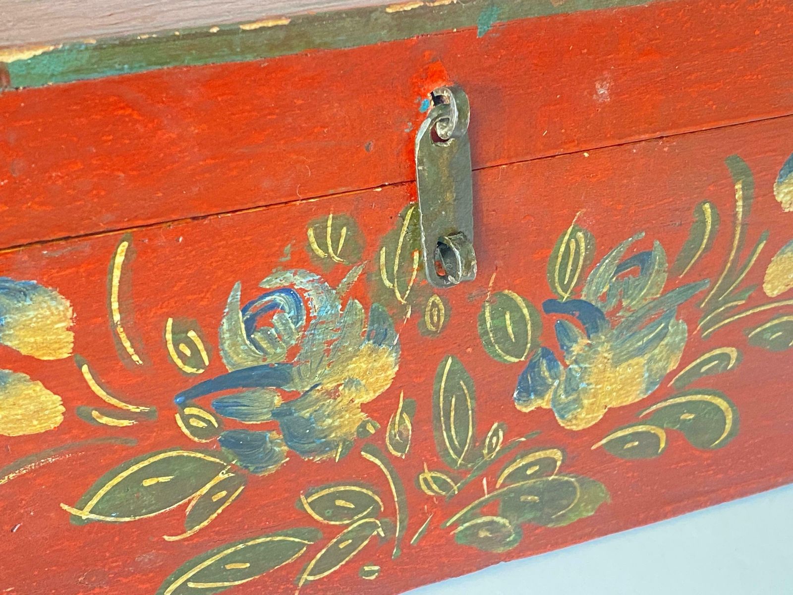 Large Decorative Or Jewelry Box, In Wood, England, 19th Century Flowers Decor photo furniture