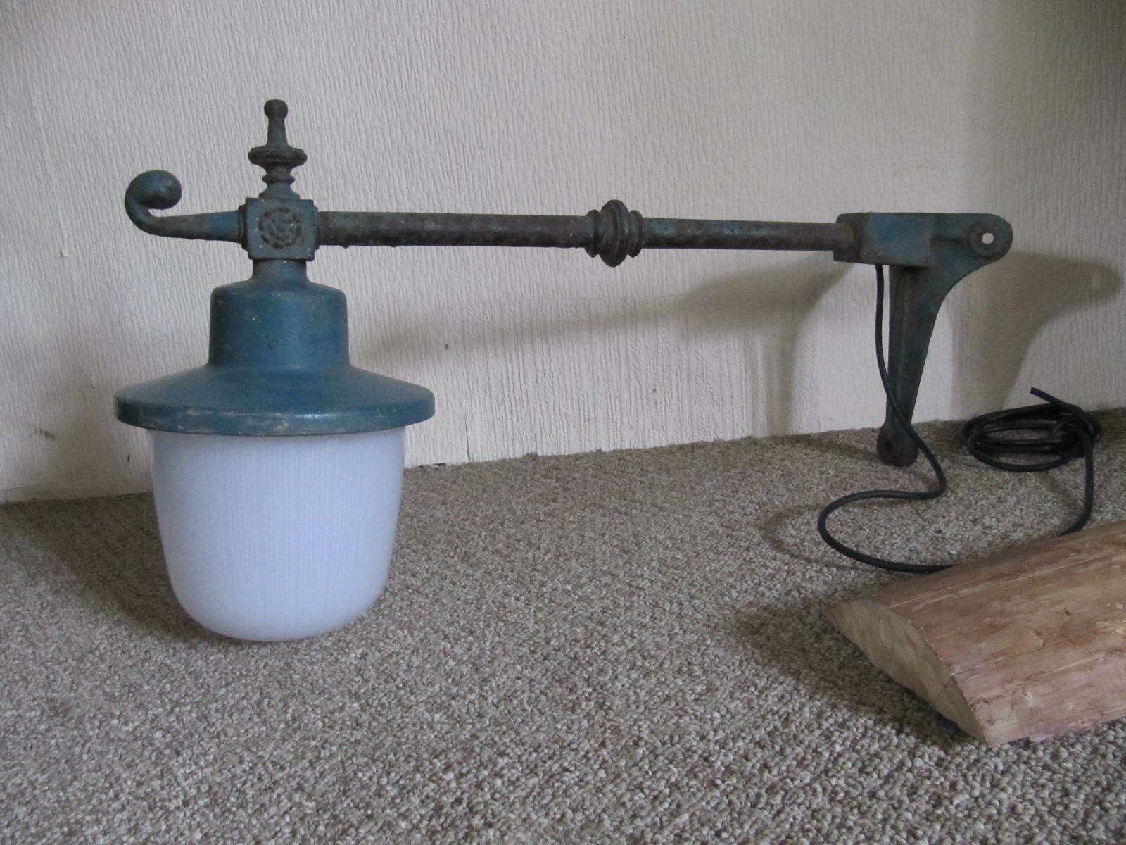 Outside Light Rare Reclaimed Large Street Lamp On Arm Industrial