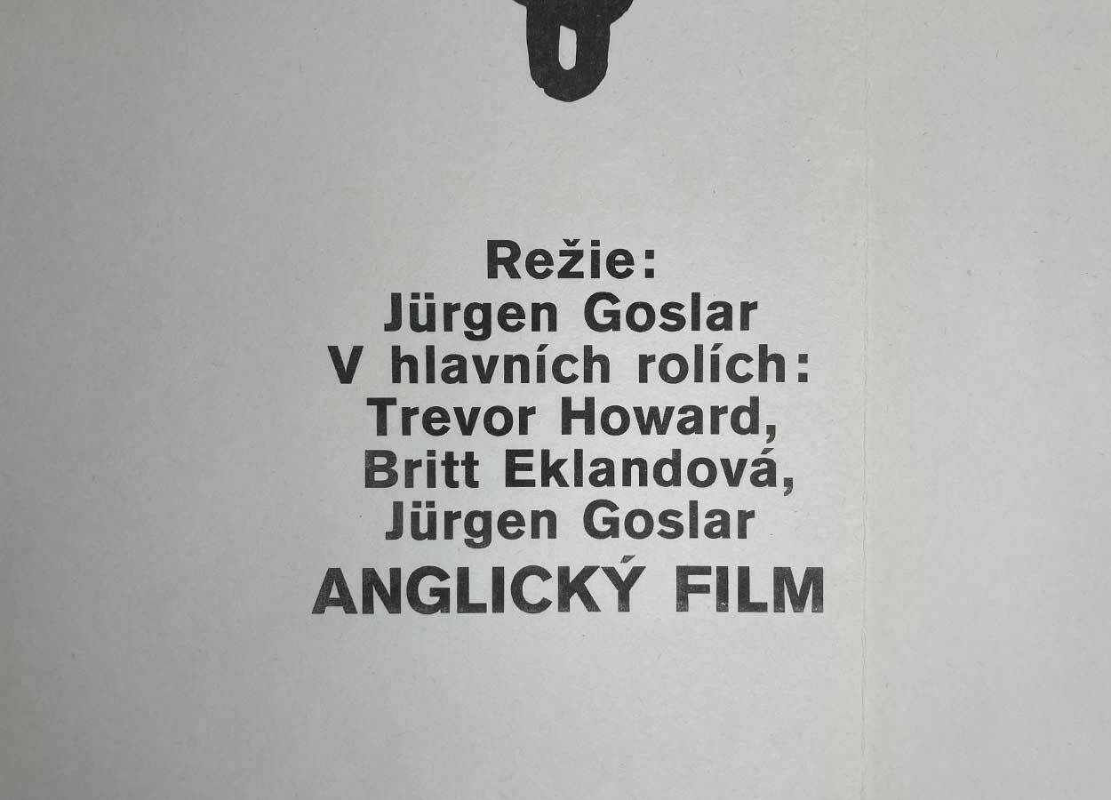 photo vinterior Original Film Poster, Slavers, Dobroslav Foll, 1978, Genuine Czech Vintage Print