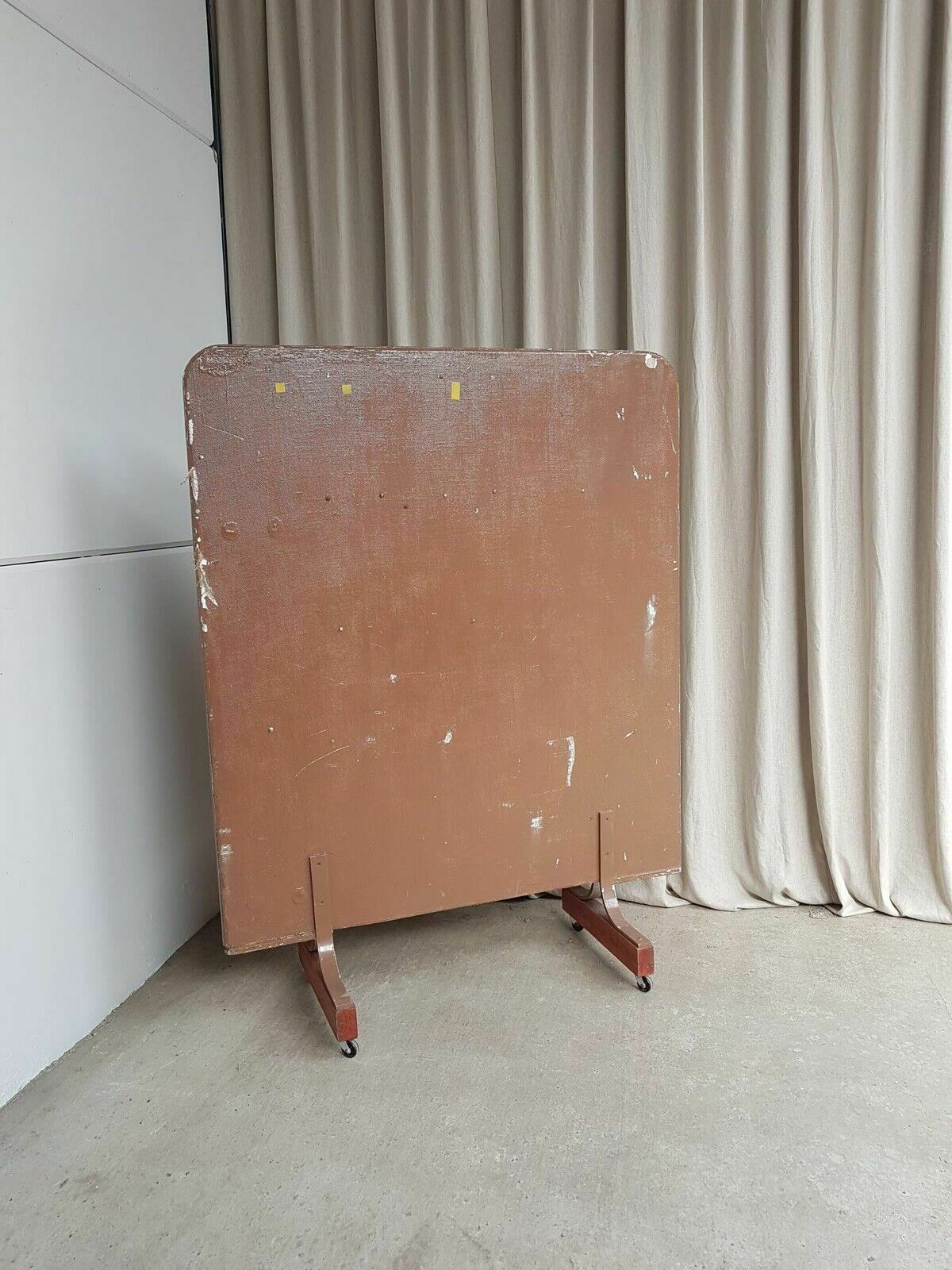 Vtg Mid Century Privacy Screen Room Divider Office Partition Changing Room R82 photo Home Decor