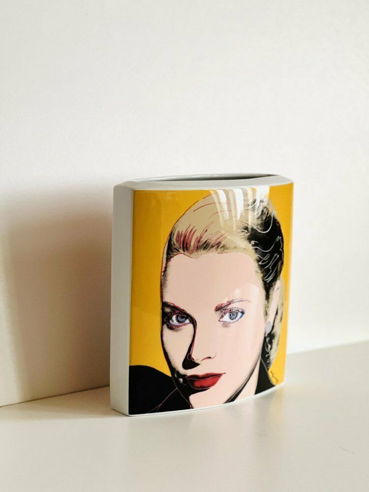 Vase Grace Kelly By Andy Warhol For Rosenthal, 1990s photo vinterior