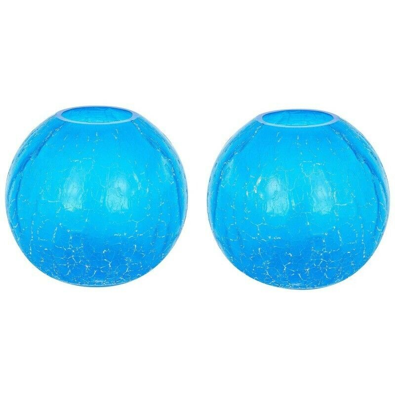 Pair Of Italian Murano Blown Glass "Spheres" Vases By Cenedese 1970s photo vintage