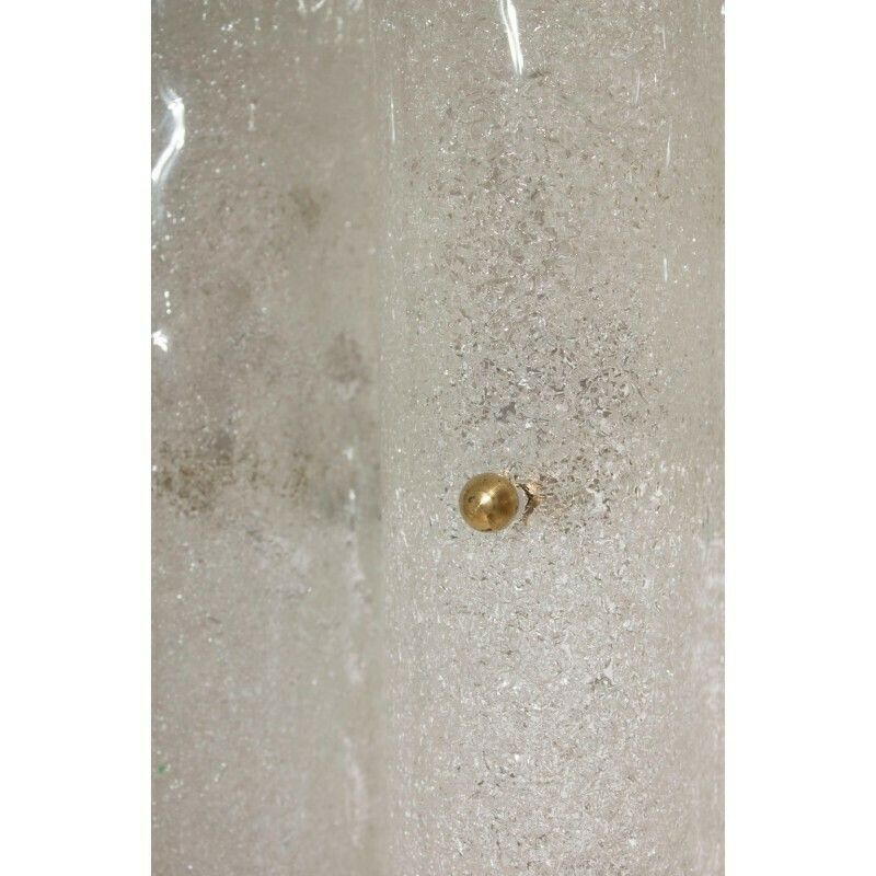 Imposing Floor Lamp In Blown Murano Glass Blotchy Colored In A Grit Glass Italy photo buy