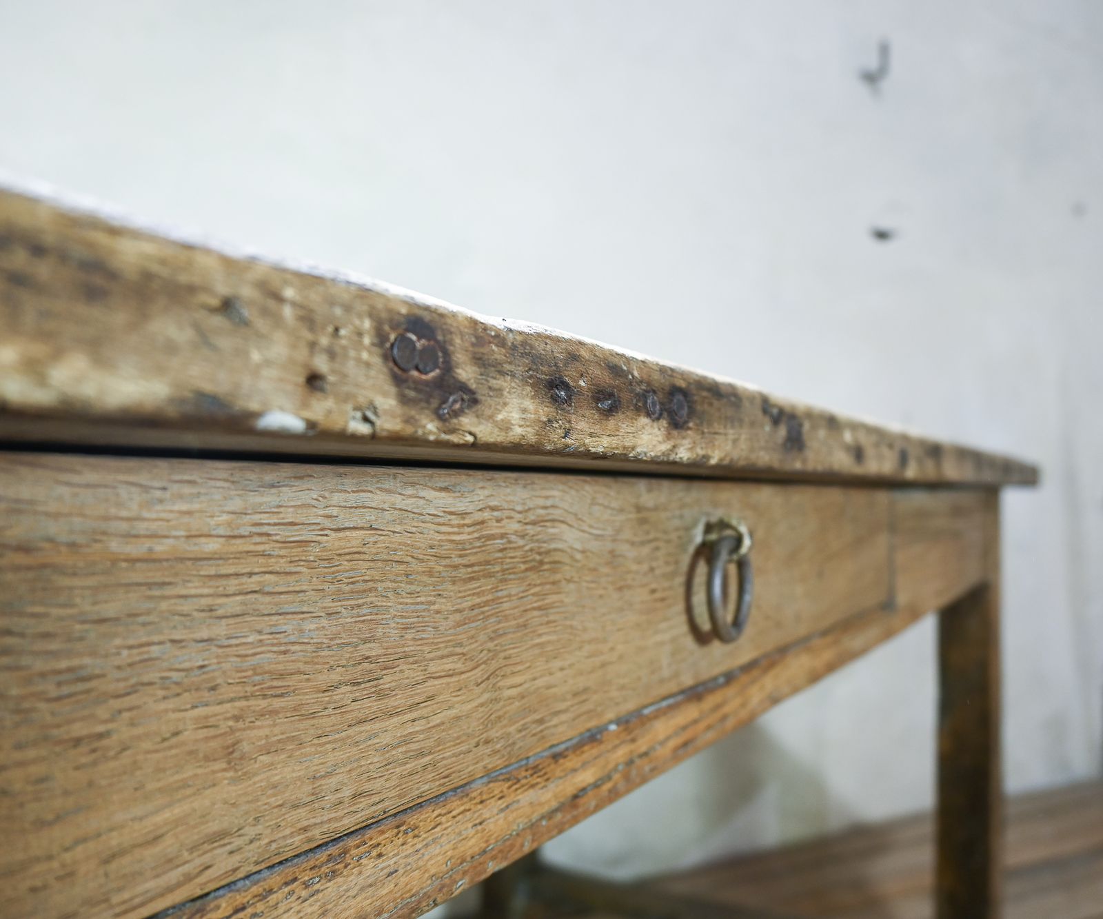 19th Century French Sycamore & Oak French Refectory Farmhouse Table photo buy