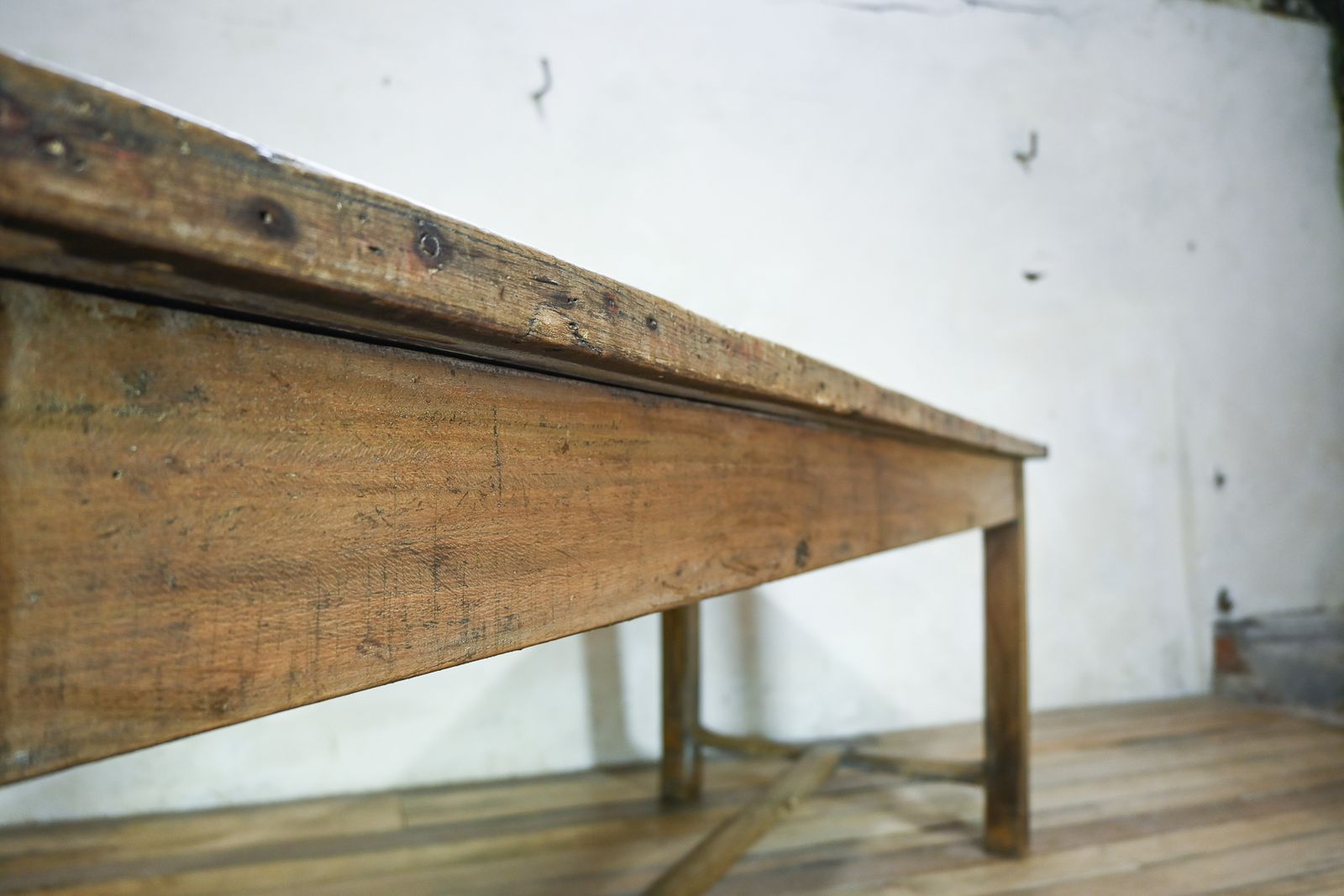 photo buy 19th Century French Sycamore & Oak French Refectory Farmhouse Table