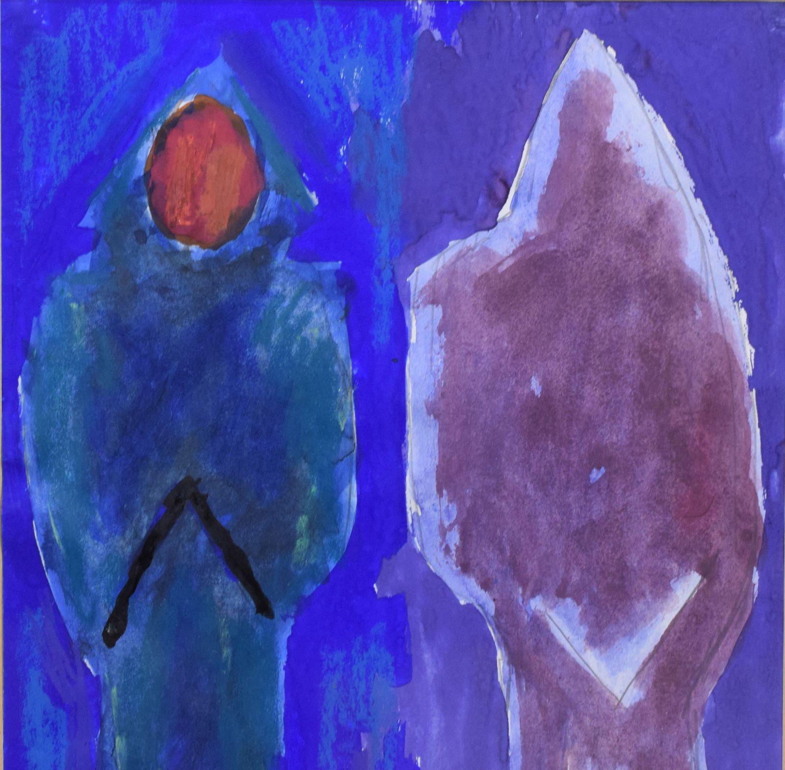 Josef Herman Obe Ra (1911 2000) Watercolour   Women Of Taos, New Mexico' photo 675.0