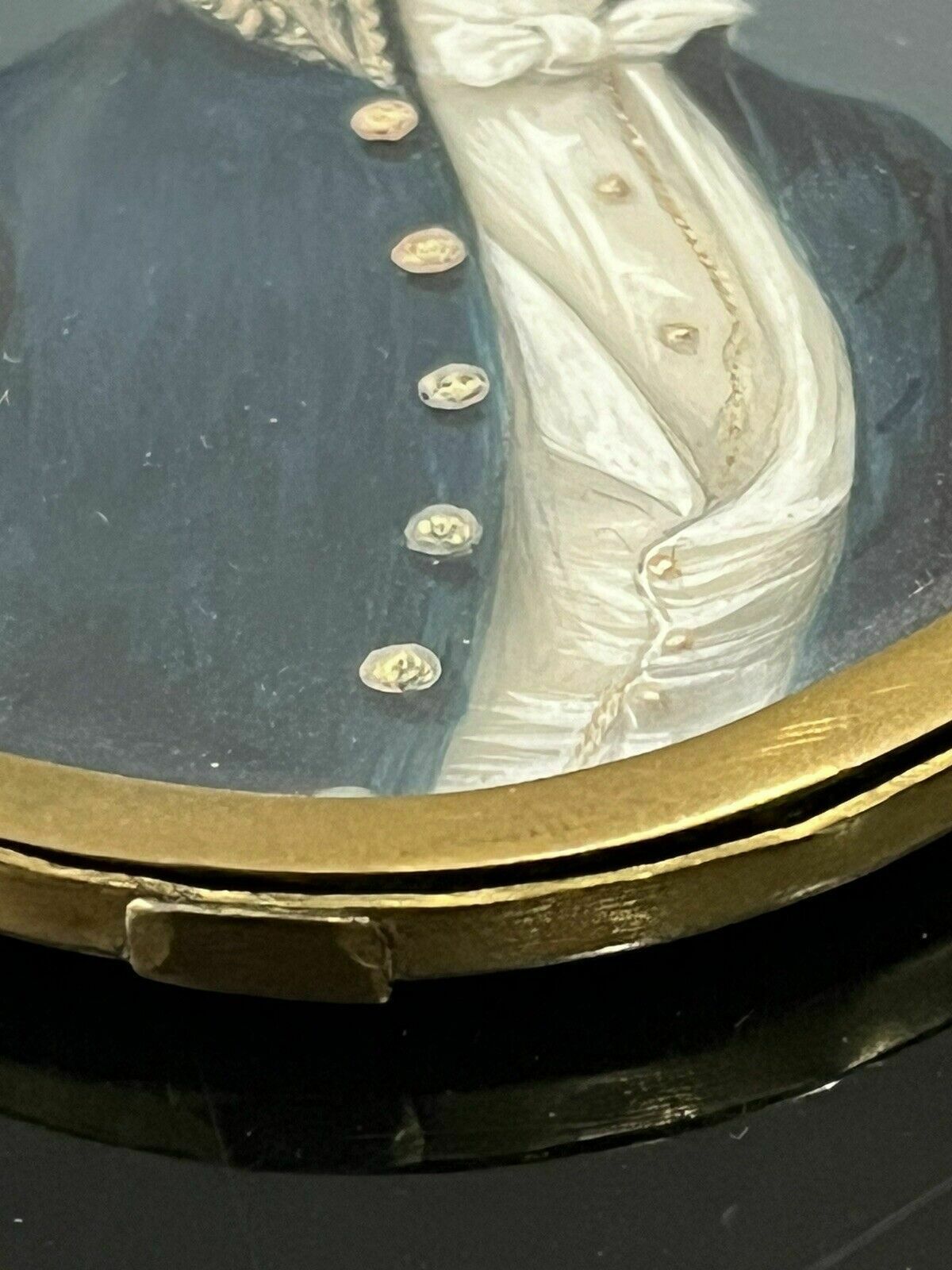 Georgian Portrait Miniature, 1700s photo vinterior