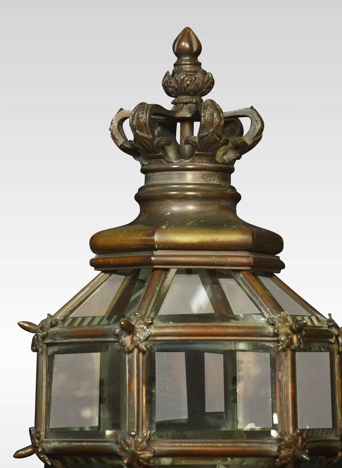 Pair Of Bronze Newel Post Lamps photo furniture