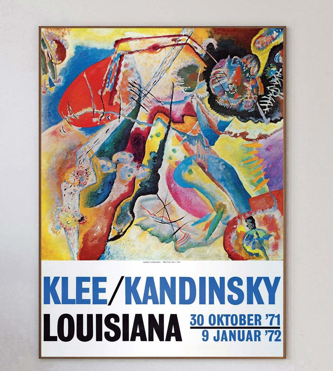 Klee & Kandinsky   Louisiana Original Vintage Poster photo 324.0