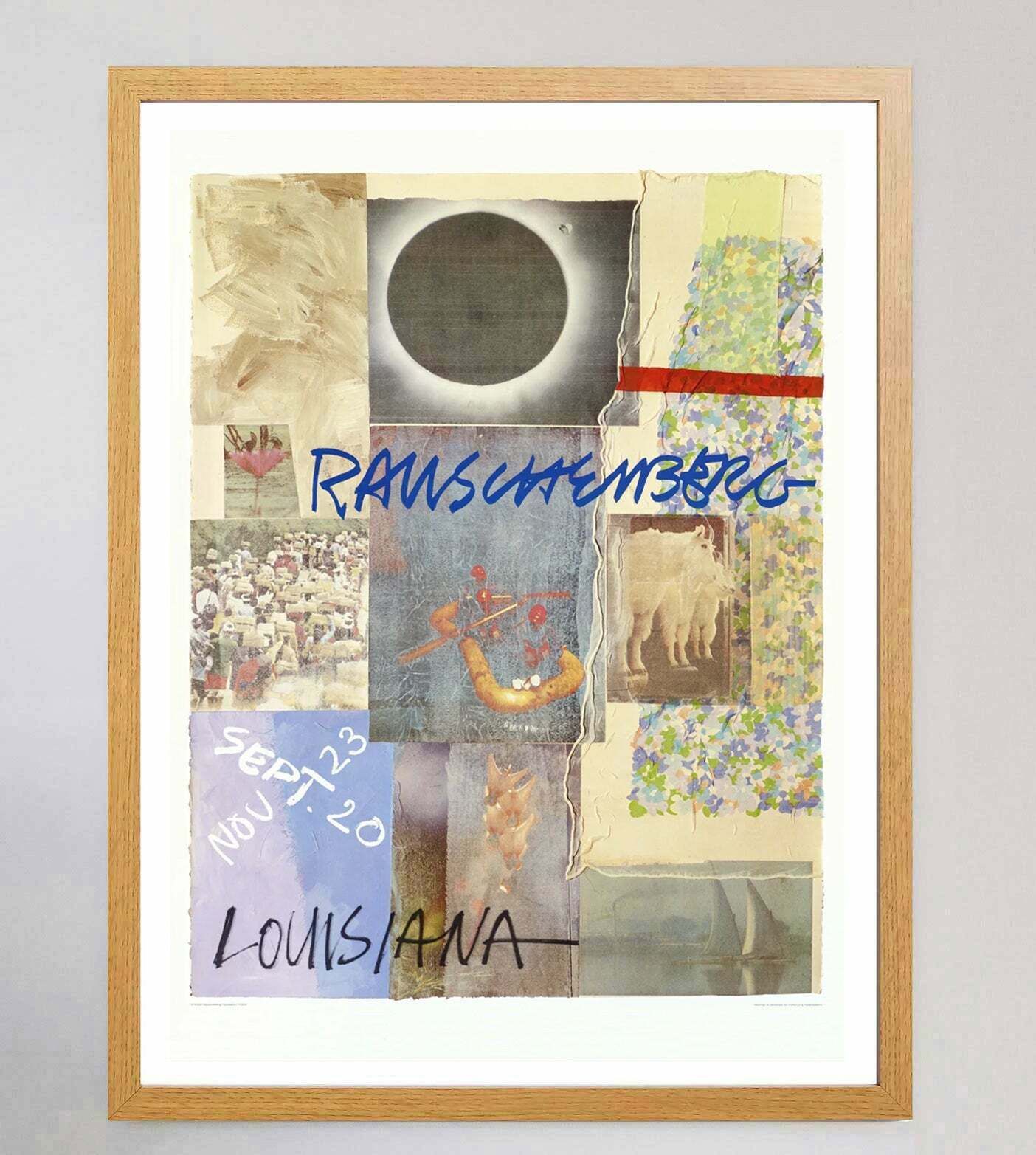 Robert Rauschenberg   Louisiana Original Vintage Poster photo Art