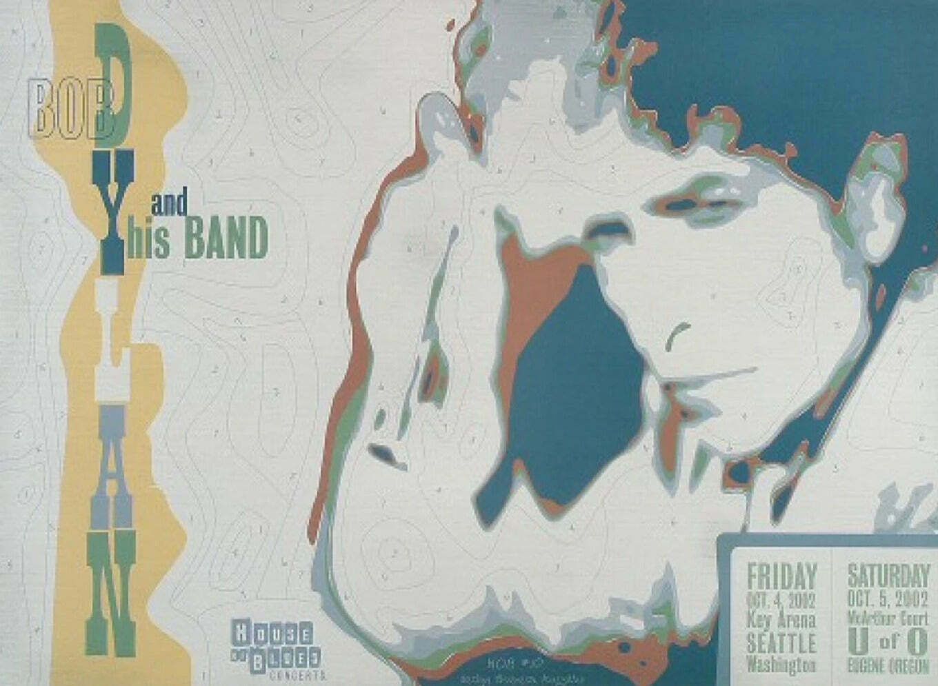 Bob Dylan   House Of Blues Original Vintage Poster