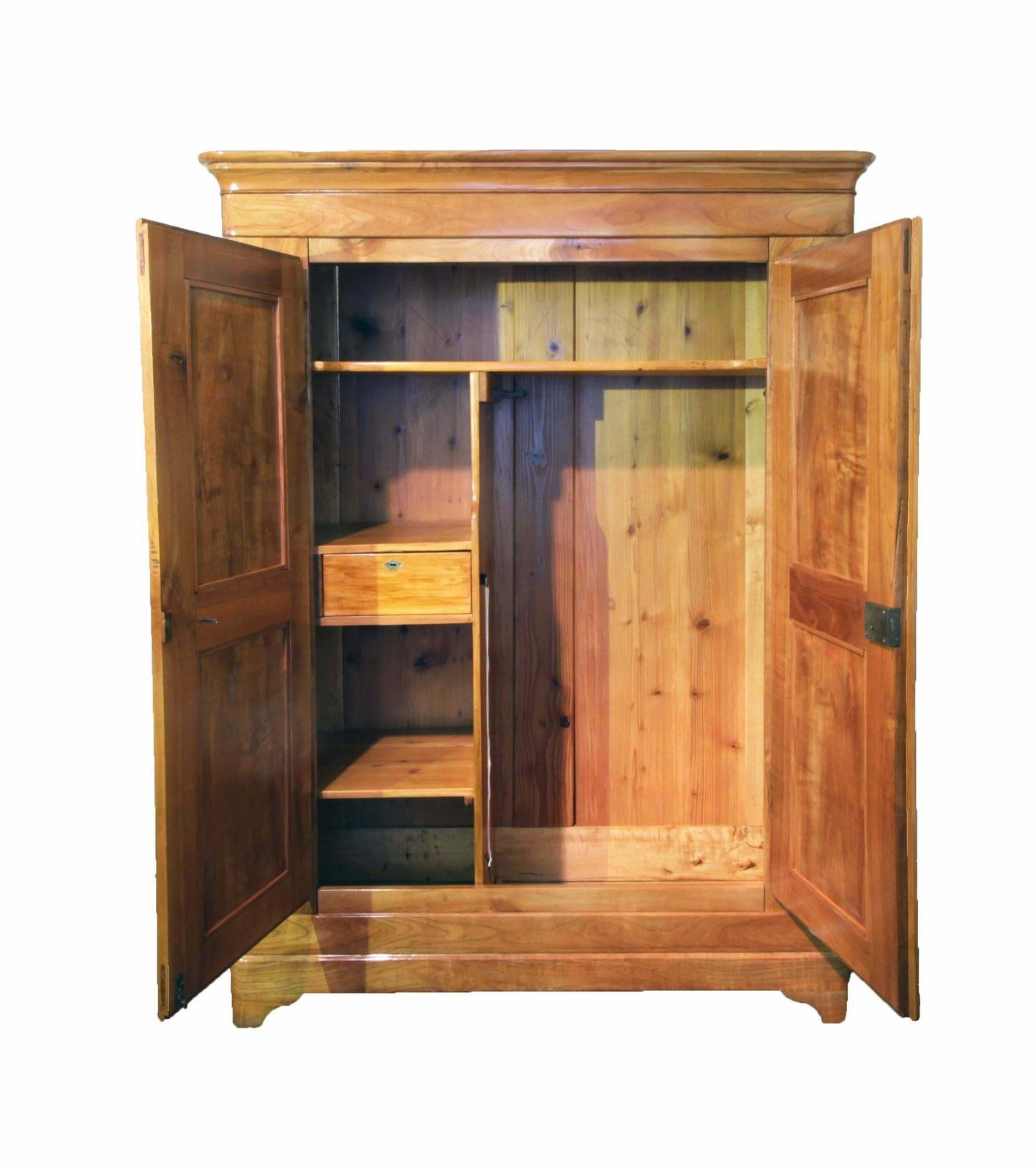 19th Century Biedermeier Cherrywood Wardrobe From Germany photo furniture