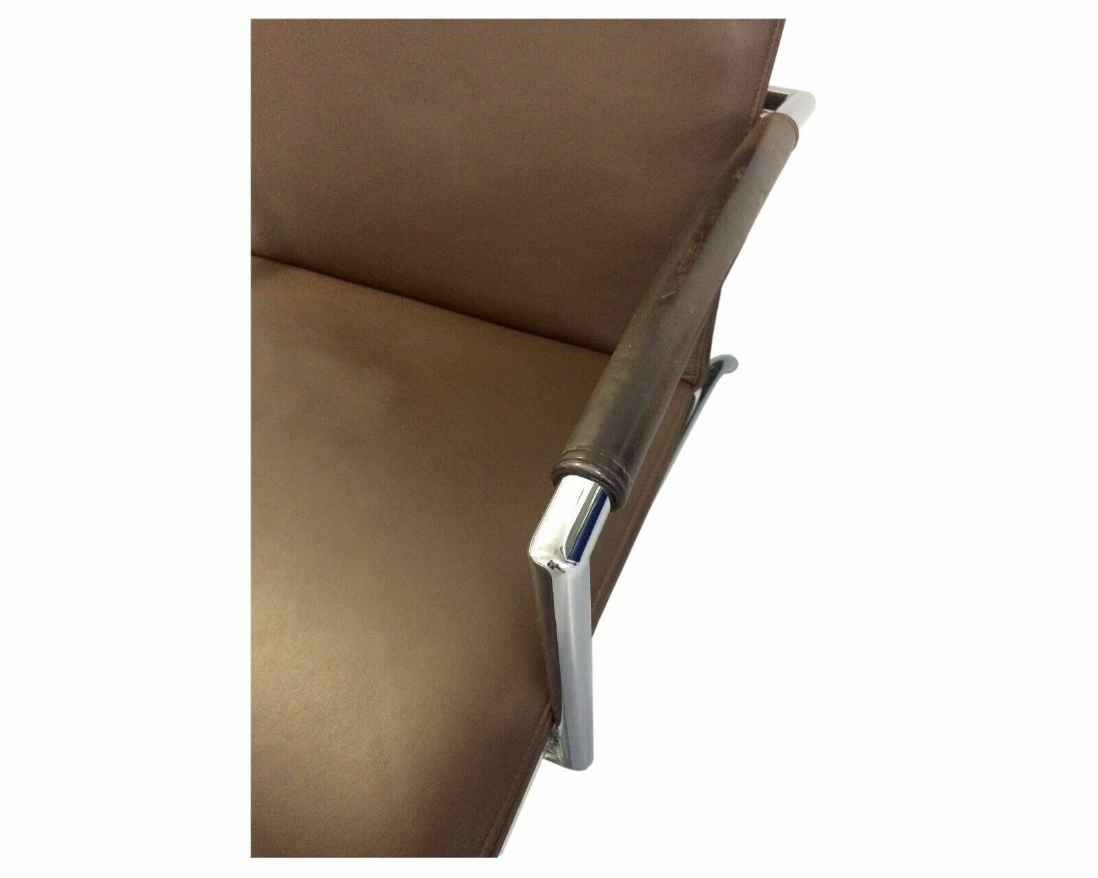 Reclining Chair In Brown Leather By Peter Maly For Cor, 1992 photo vinterior
