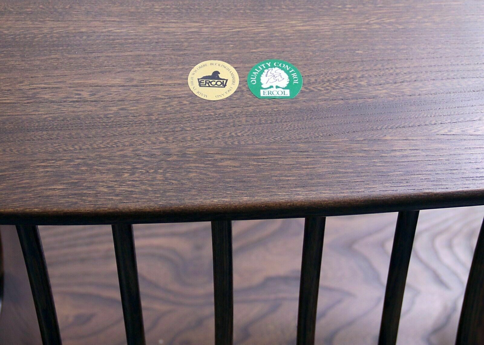 Side Table & Magazine Rack By Ercol. 1980s photo vinterior