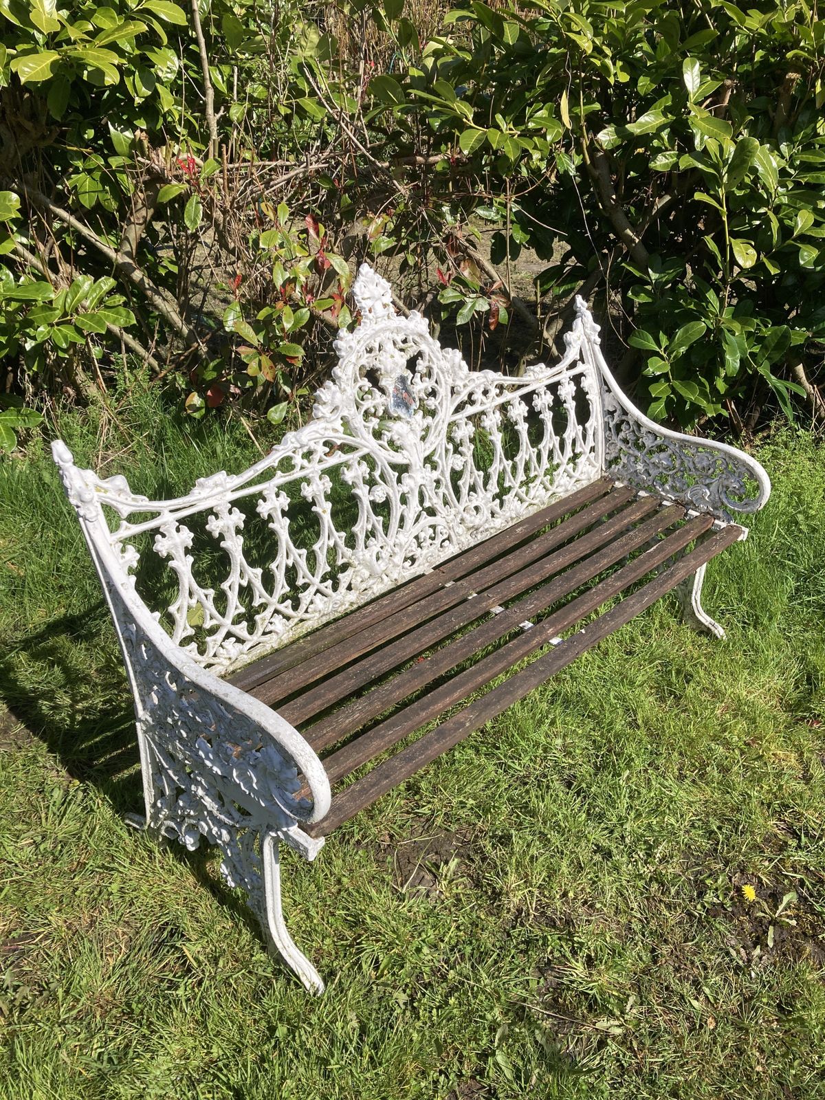 Coalbrookdale Style Garden Bench photo buy