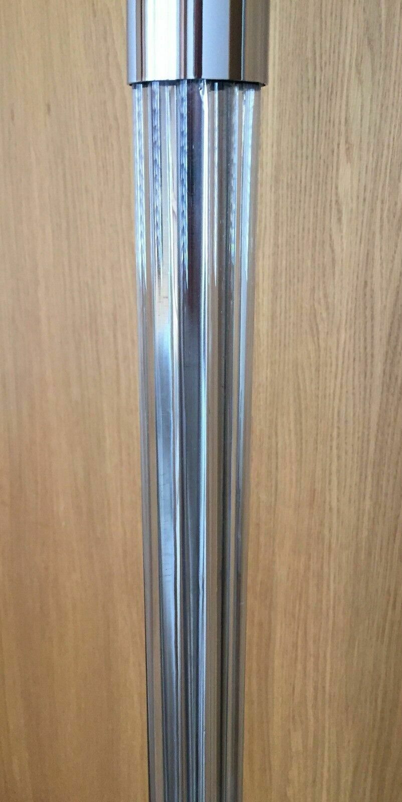 Chrome And Lucite Floor Lamp In The Manner Of Karl Springer. 1980s photo for sale