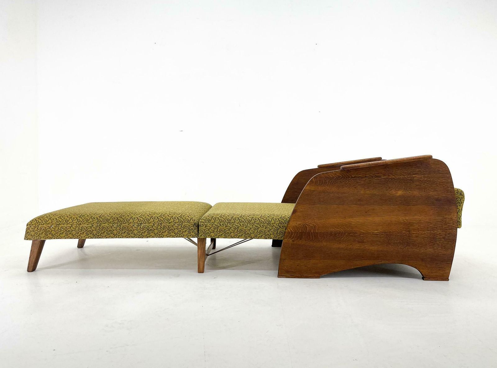 1960s Armchair Convertible To Daybed, Czechoslovakia photo 920.0