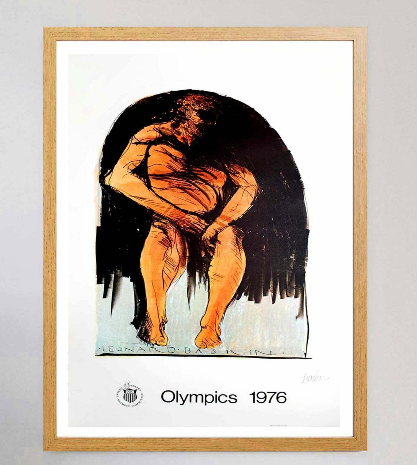 1976 Montreal Olympic Games Leonard Baskin photo Art