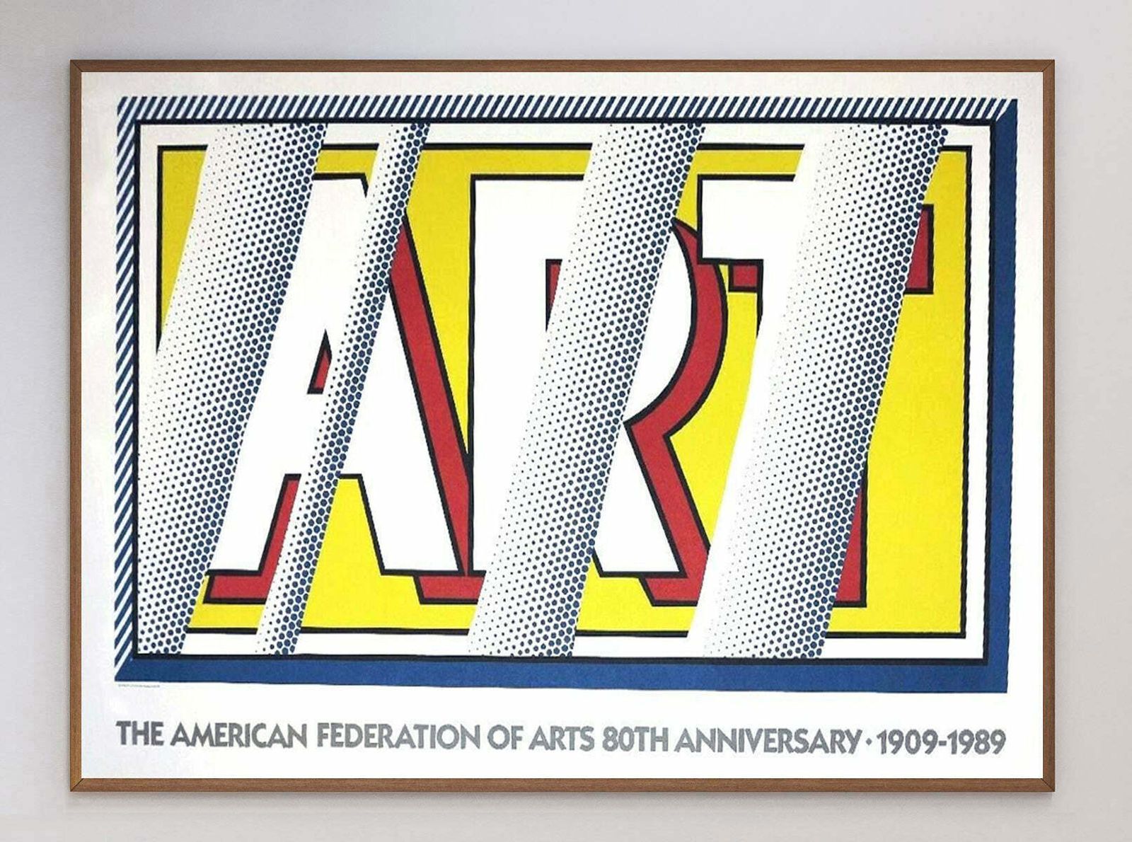 Roy Lichtenstein   The American Federation Of Arts Original Vintage Poster photo 763.0