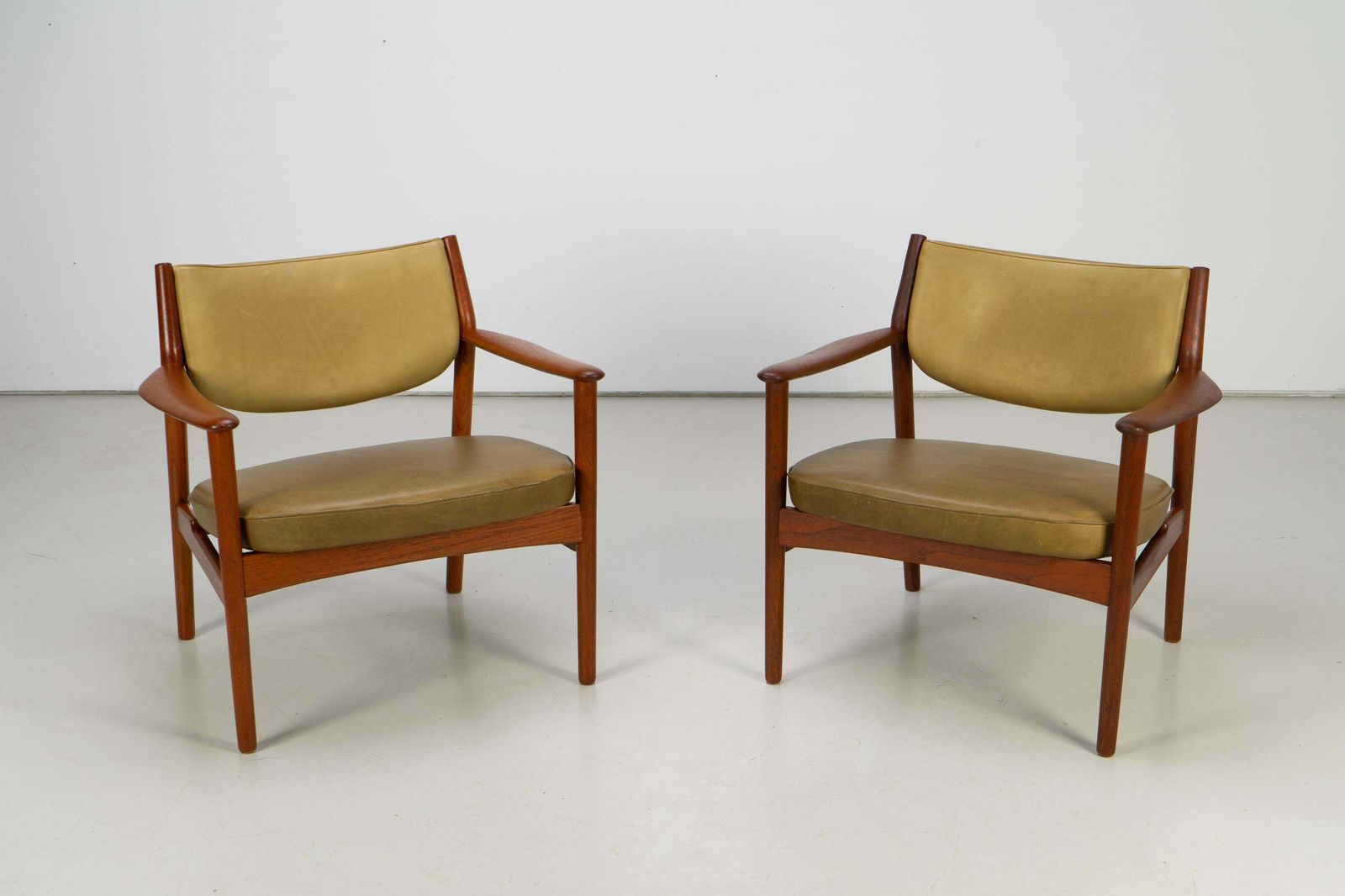 Pair Of Scandinavian Easy Chairs With Teak And Leather By Westnofa, 1960s photo furniture