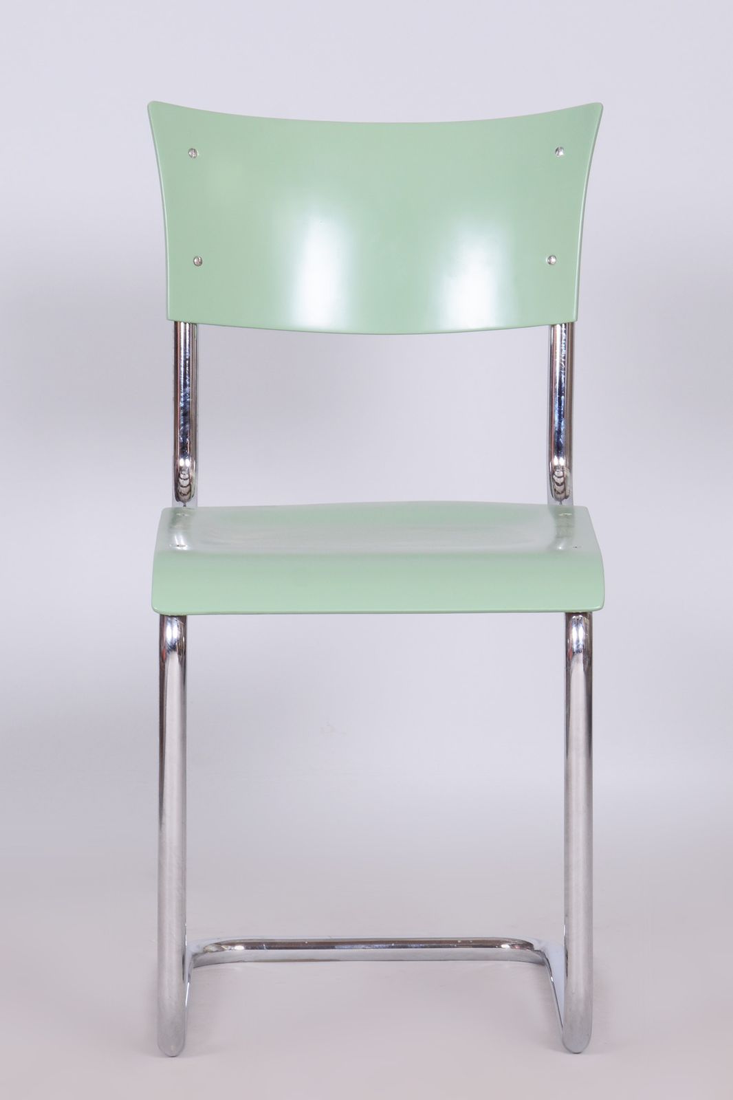 Bauhaus Writing Desk And Chair, Marcel Breuer, Thonet, Chrome Plated Steel, Lacquered Wood, Czechia, 1930s photo furniture