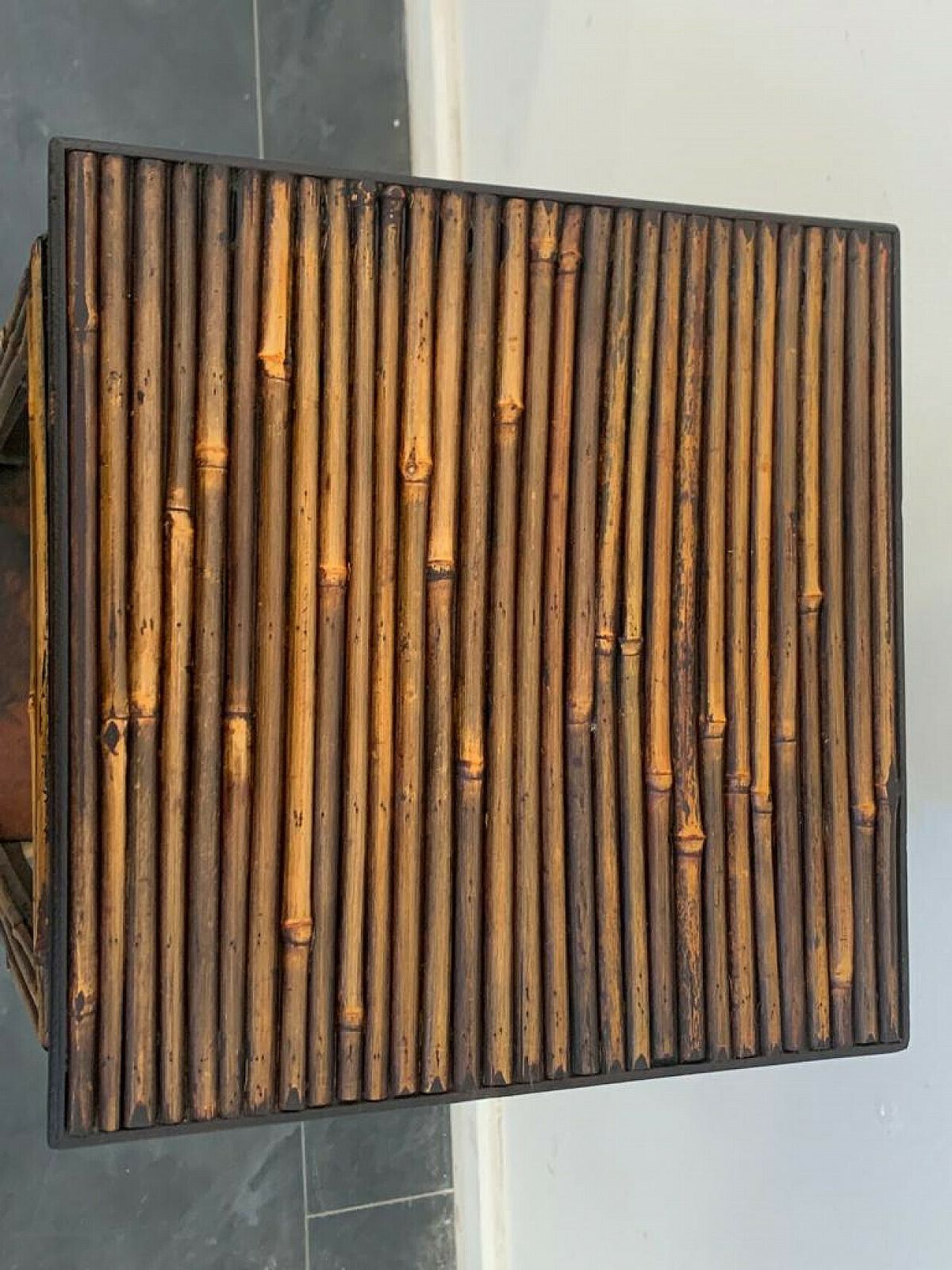 Bamboo Side Table In The Chinoserie Style, 1980s photo buy