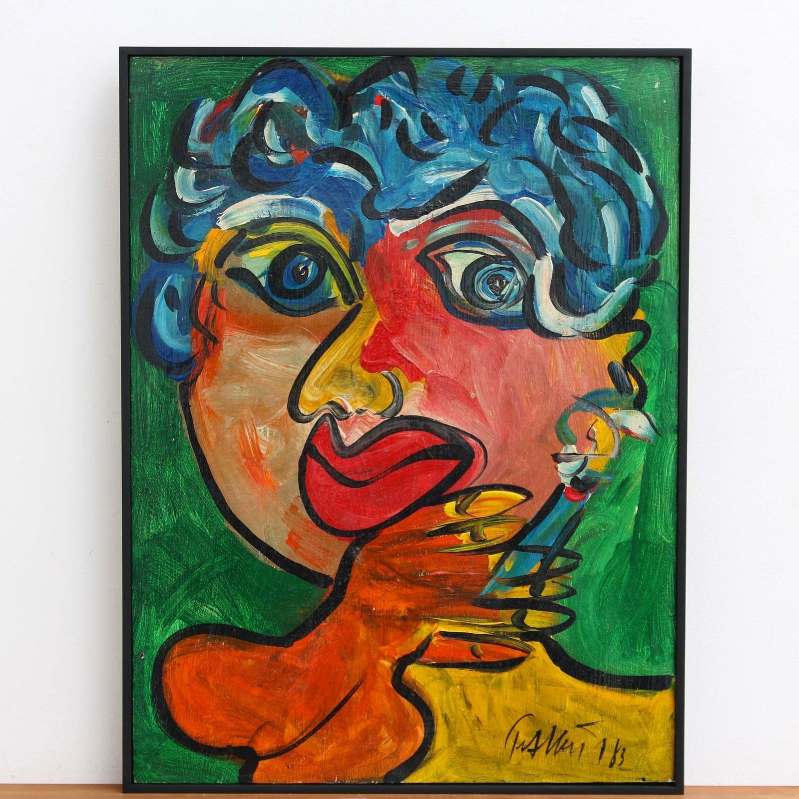 'Portrait Of A Smiling Woman' By Peter Robert Keil (1983)