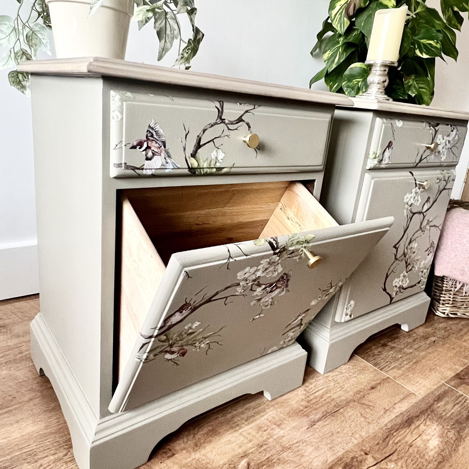 Sage Bedside Tables photo for sale