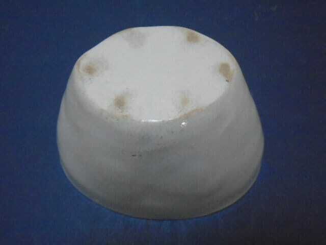 Antique French Stoneware Jelly / Jello Mold / Oval Rustic Farmhouse Ceramic Mould photo buy