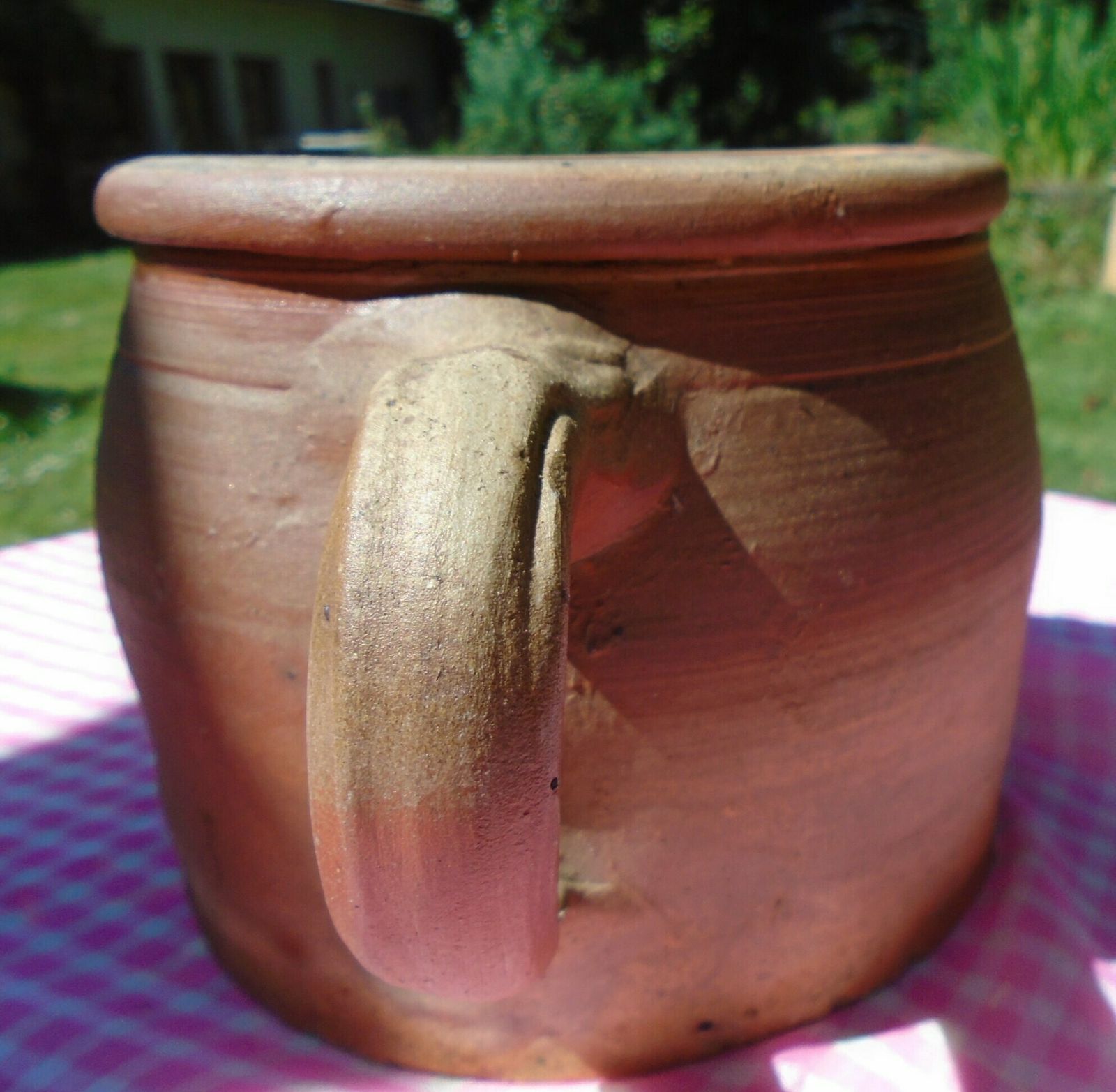 Antique Xl French Stone Jar, Earthenware Preserving Jar, Circa 1900s, Terracotta Pot photo 159.0